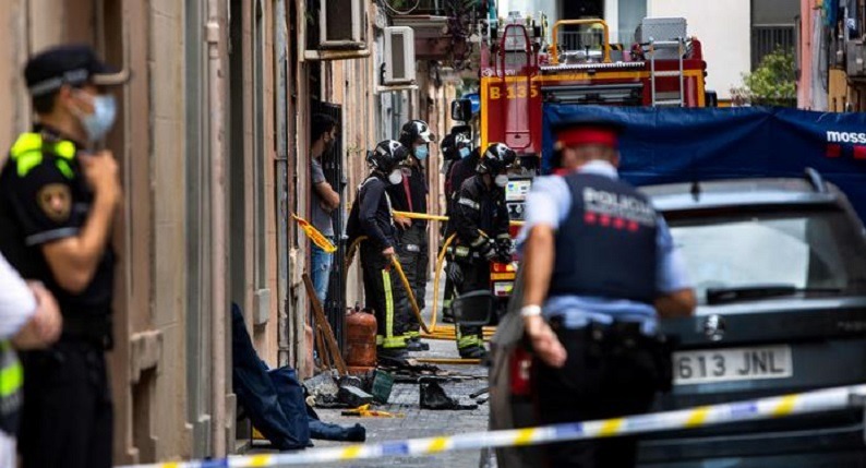 Barcelona road accident