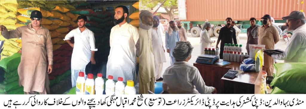 mandi bahauddin agriculture