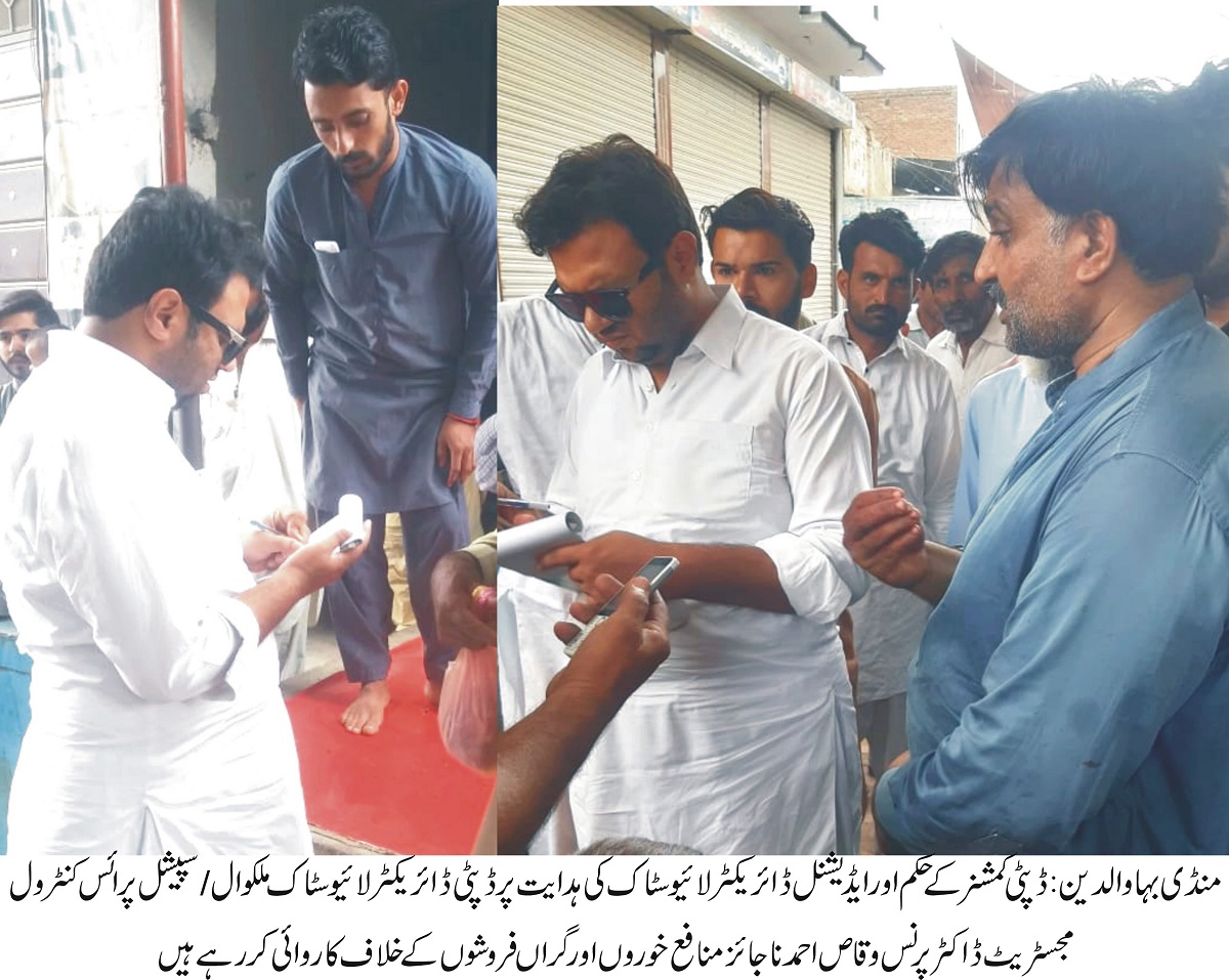 mandi bahauddin live stock