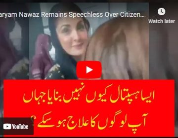 Maryam Nawaz Sharif remained speechless after an overseas Pakistani Zeeshan Ashraf questioned her