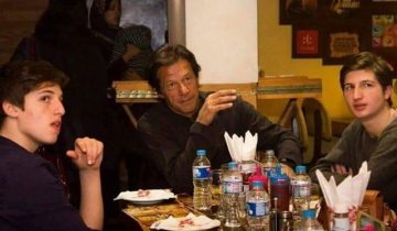 imran khan meets with their sons