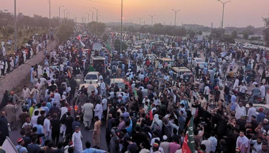 long march to rawalpindi