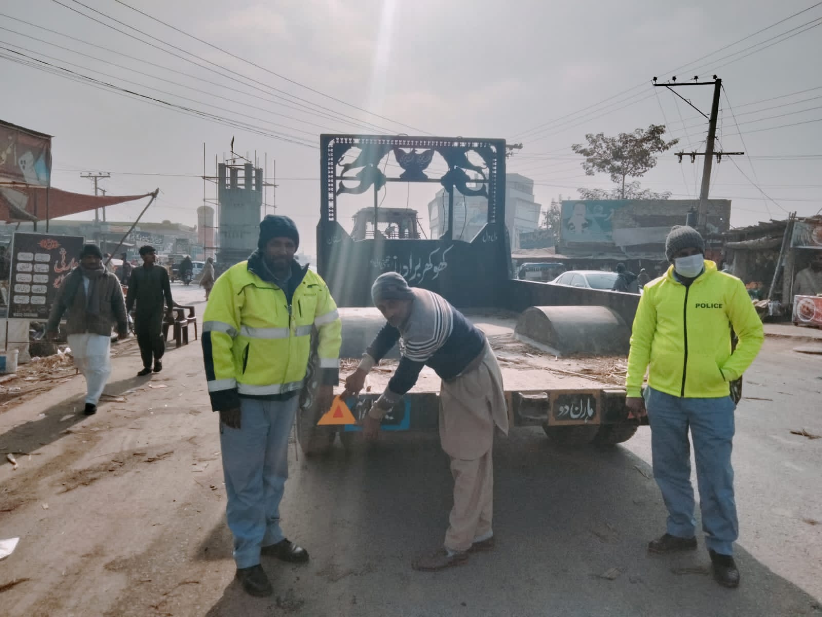 DSP Traffic Mandi Bahauddin Tariq Shafee