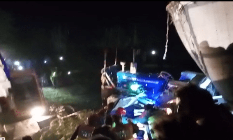 traffic accident at khushab