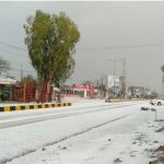 snowfall in mandi bahauddin