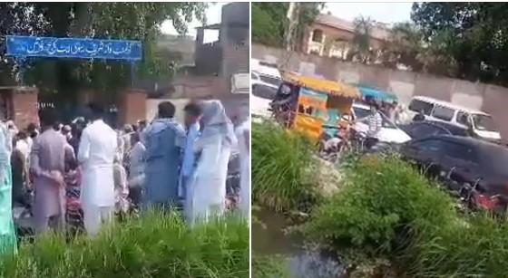 Heavy rush at board's exam centre, traffic system was disrupted