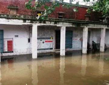 45 thousand sacks of wheat destroyed, district jail under water
