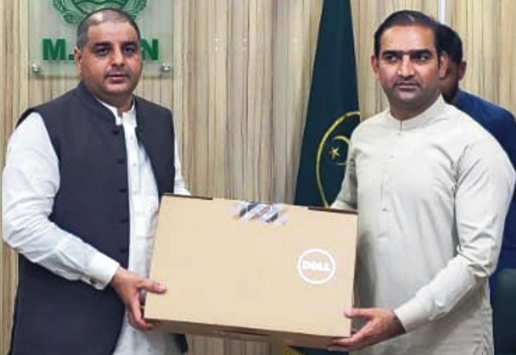 Laptops have been distributed to the offices under paperless file system