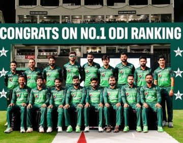 Pakistan became the world's number one team in ODIs.