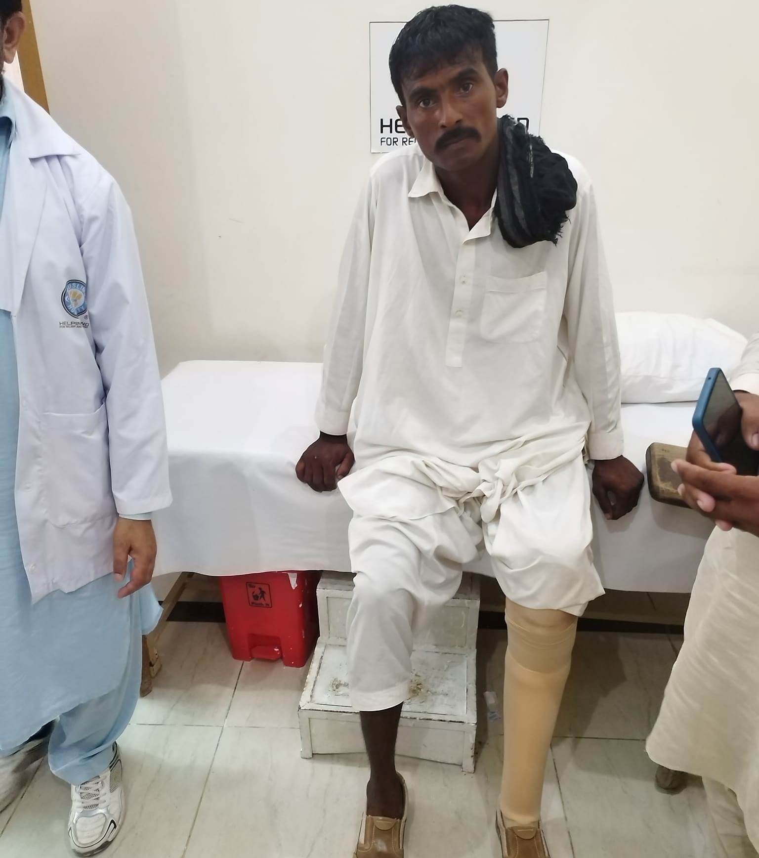 Ghanian Welfare Foundation implanted a prosthetic leg