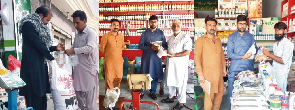 Activities of Livestock Department, checking of khall, wanda shops