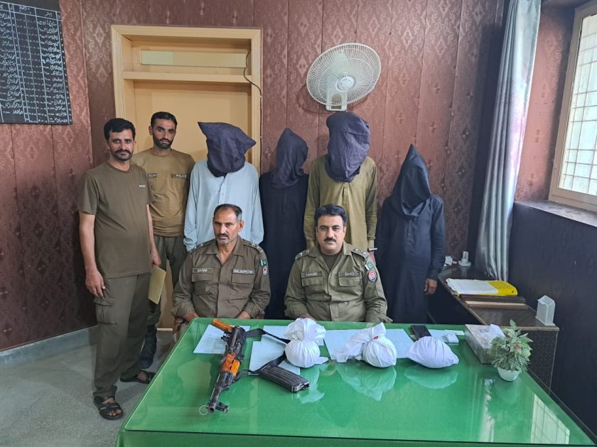 Actions of SHO Miana Gondal: Arms and drugs recovered