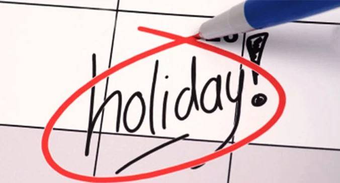 Public holiday announced across the country on Thursday