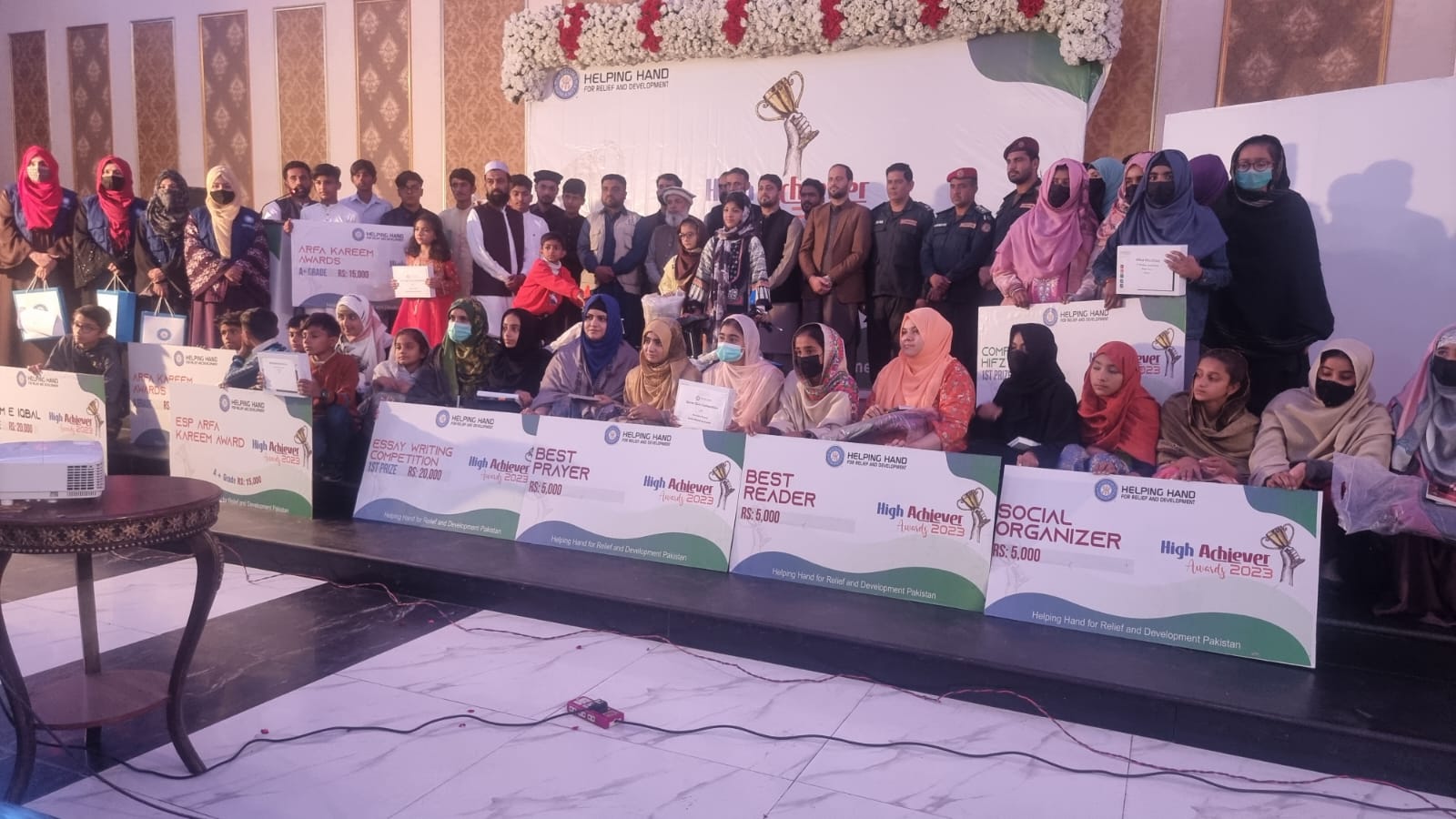 Scholarships distributed among orphans by Helping Hand Phalia