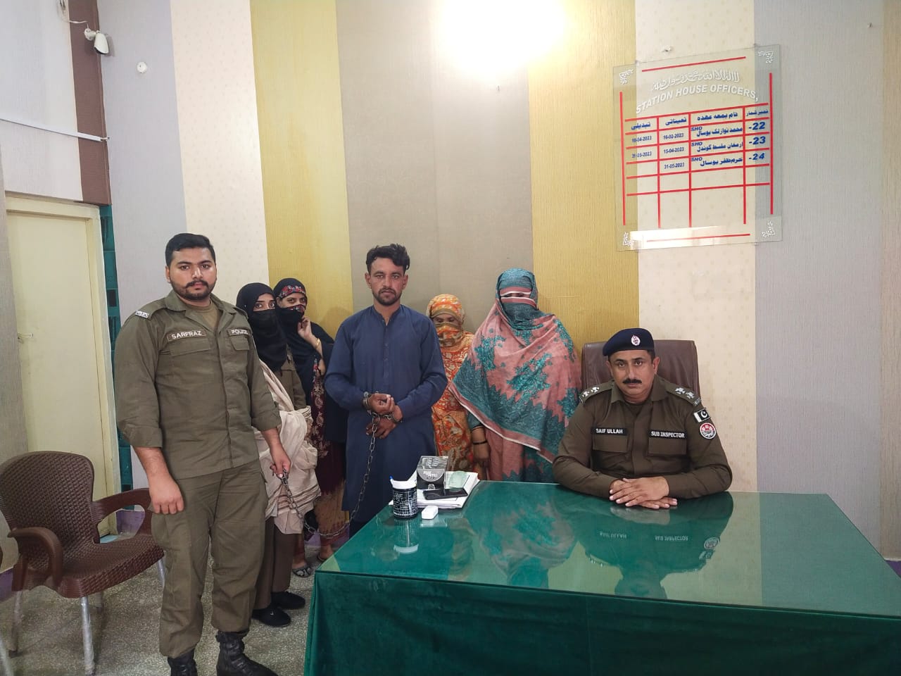 The police raided and arrested the notorious prostitute