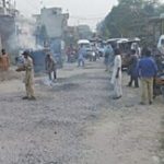 Locals launch road repair on self-help basis
