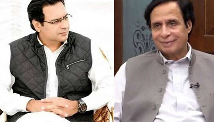 Submission of nomination papers of Chaudhry Pervez Elahi and Munis Elahi from Mandi Bahauddin NA 69