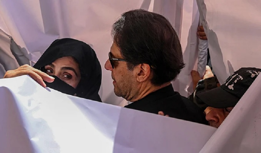 Imran Khan and Bushra Bibi were sentenced to 14 years in prison