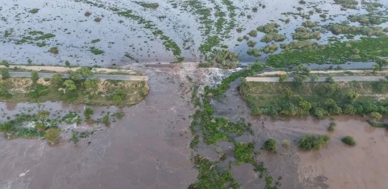 منڈی بہاؤالدین کا بیشتر علاقہ سیلابی ریلے میں ڈوب گیا